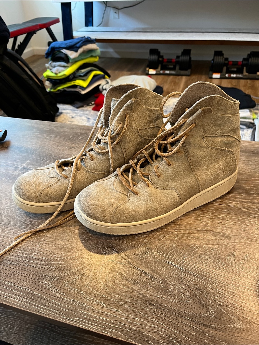 Jordan Men's Chukka Boots in Tan Suede